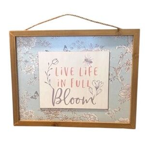 Floral Inspiration Wall Art - Brown and Cream